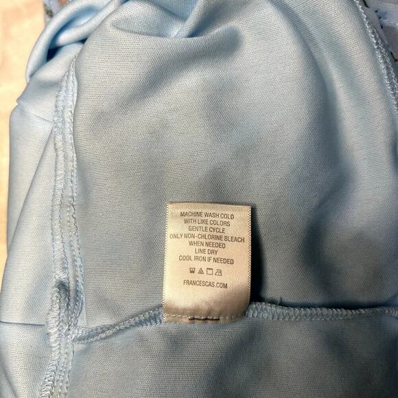 Francesca’s Light Blue Floral Romper - Picture 10 of 12